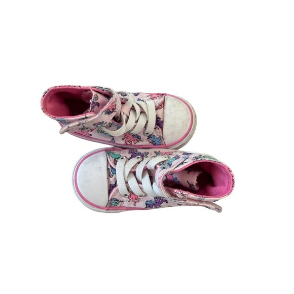 CONVERSE My Little Pony Toddler Hi Top Shoes Size 6 - Picture 2 of 10